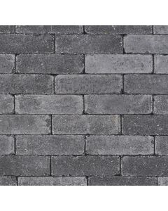 Antieke trommel dikformaat 8 cm antraciet