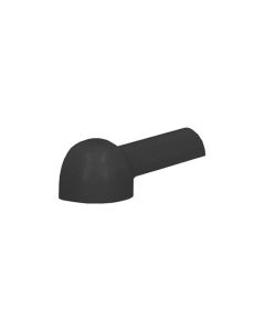 Buitenhoekstuk 8 mm - Zwart