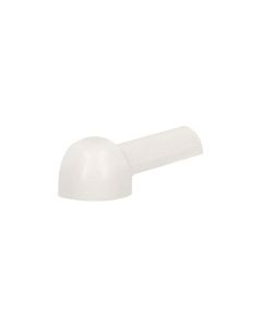 Buitenhoekstuk 10 mm - Wit