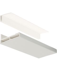 Plintprofiel 2-delig - Metallo