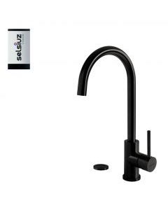 Selsiuz | Push rond Gun Metal Titanium | Single boiler
