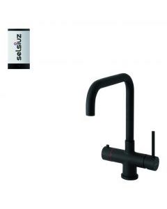 Selsiuz | Push & Turn Haaks Sturdy Black | Single boiler
