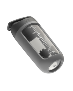 LEO Shaker fles met geïntegreerd poedercompartiment 0,50L