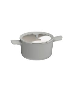 LEO RECYCLED Kookpot antikleef met deksel Balance Moonmist 24x14cm