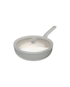 LEO RECYCLED Wokpan antikleef met deksel Balance Moonmist 28cm