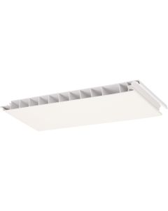 Florence buitenplafond paneel 250 × 16,5 mm - Folie mat wit