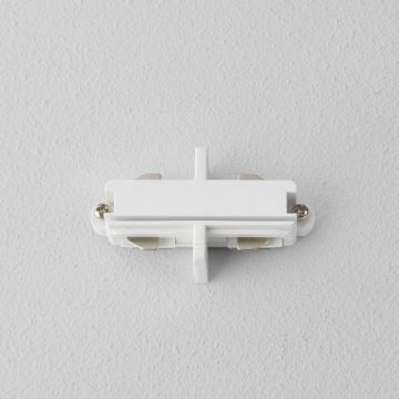 End to end connector 1-fase rail mat wit