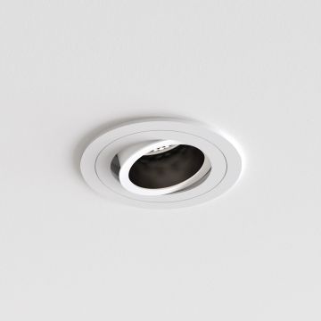 Pinhole Slimline Round Adjustable FR IBS excl. GU10 mat wit