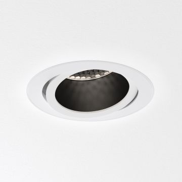 Pinhole Slimline Round Flush Adjustable FR IBS excl. GU10 mat wit