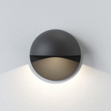 Tivola LED BIWL 3000K structuur zwart