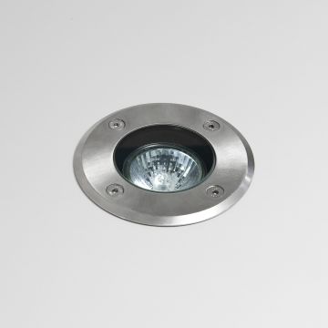 Gramos Round BGS excl. GU10 RVS geborsteld