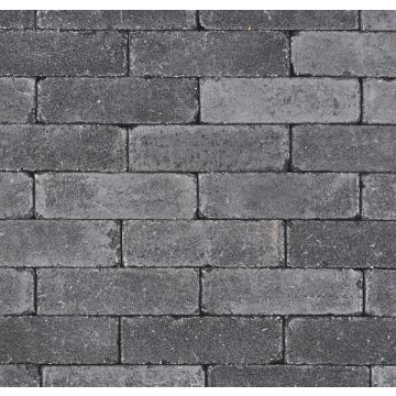 Antieke trommel dikformaat 8 cm antraciet