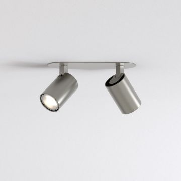 Ascoli Twin Recessed IBS excl. 2x GU10 mat nikkel