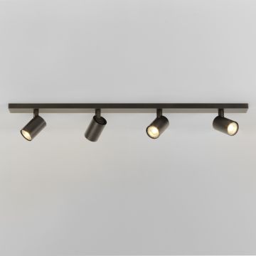 Ascoli Four Bar OBS excl. 4x GU10 brons