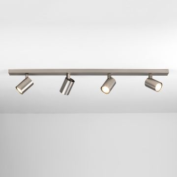 Ascoli Four Bar OBS excl. 4x GU10 mat nikkel