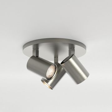 Ascoli Triple Round OBS excl. 3x GU10 mat nikkel