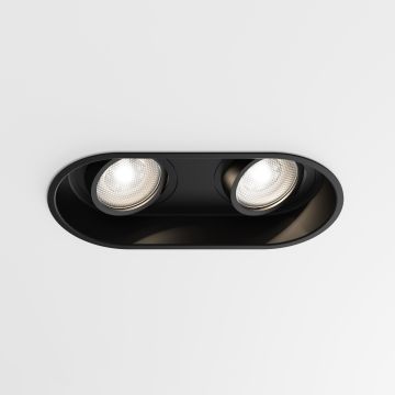 Minima Twin IBS excl. 2x GU10 mat zwart
