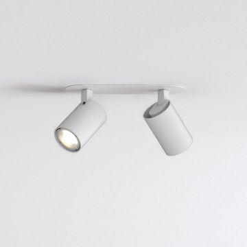 Ascoli Twin Recessed IBS excl. 2x GU10 structuur wit