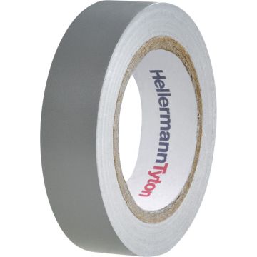 TAPE PVC 15MM /  10M GREY