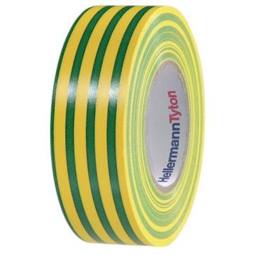 TAPE PVC 19MM/ROL 20M GREEN/YELLOW
