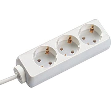SELLY 3xSchuko,white,1,5m cable w/plug