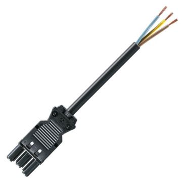 GST18I3 M/FREE 0,75MMÂ² 0,3M BLACK