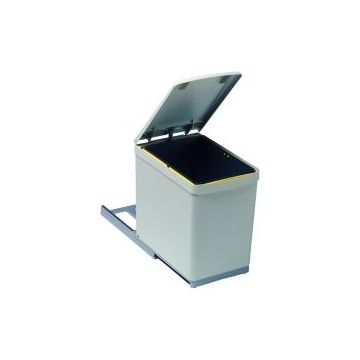 Afvalemmer Lanesto 16 liter lichtgrijs