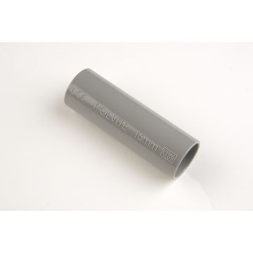 PIPE POLVITE PVC SOCK 25MM D.GREY