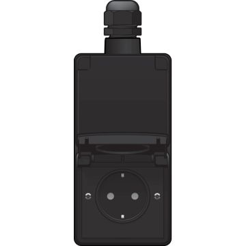 HYDRO 2XSOCKET-OUTL SIDE