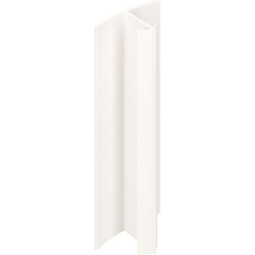T-profiel 22 x 15 x 1 mm - Wit