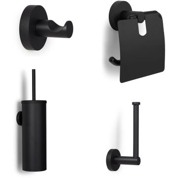 BLUE VIDA TOILET SET BLACK