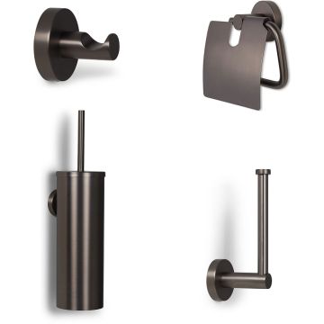 BLUE VIDA TOILET SET GUN METAL