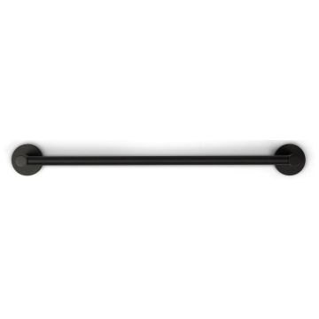 BLUE VIDA SINGLE TOWEL RAIL 45CM BLACK