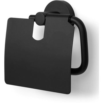 BLUE VIDA PAPER ROLL HOLDER+LID BLACK