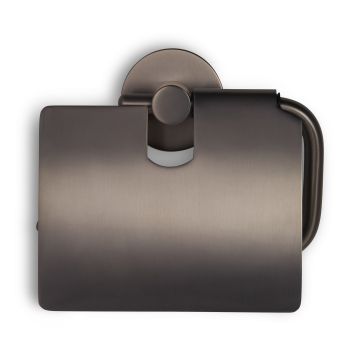 BLUE VIDA PAPER ROLL HOLDER+LID GUN MET