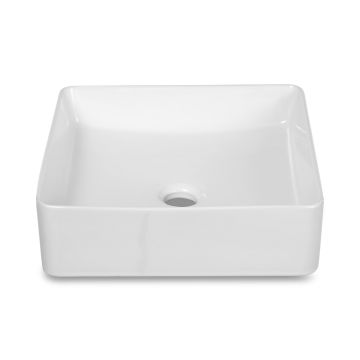 BLU FUNEN WASH BASIN 37X37CM SHINE WT
