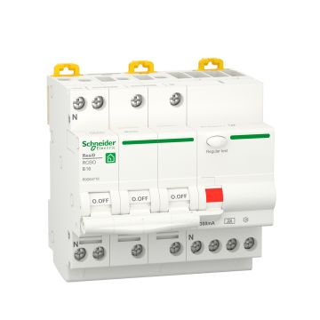 SE RESI9 RCBO 3P+N B16 300MA A 6KA