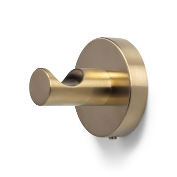 BLUE VIDASINGLE ROBE HOOK BRUSHED GOLD