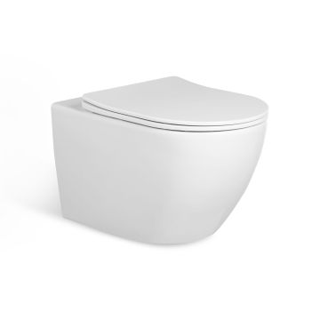 BLU BALDER TOIL + SC SEAT 53CM GLOSS WT