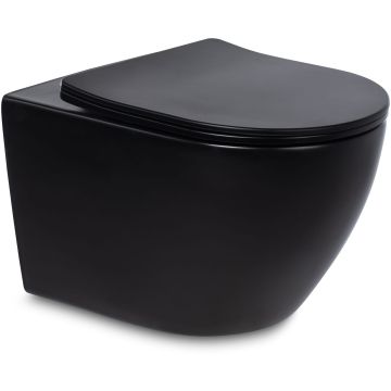 BLU BALDER TOIL + SC SEAT 53CM MATT BL