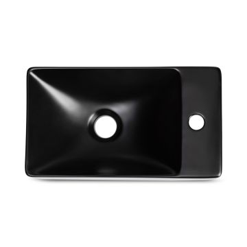 BLU FUR HANDW BASIN 38X22CM TH/R MAT BL