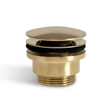 BLUE DRAIN PLUG 1 1/4 BR GOLD