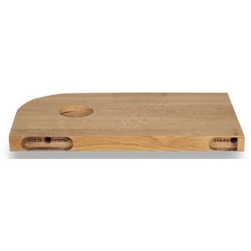 HYLDE OAK TABLET 35X23+CONSOLLE WHITE