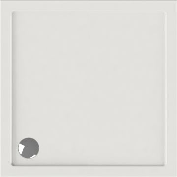 SOLAR SHOWERTRAY 80X80X3,5 WHITE