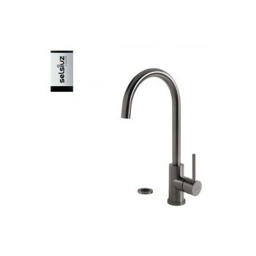 Selsiuz | Push rond Inox Titanium | Single boiler
