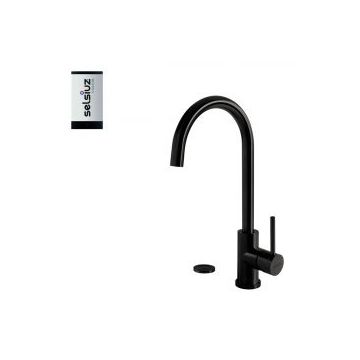 Selsiuz | Push rond Gun Metal Titanium | Single boiler