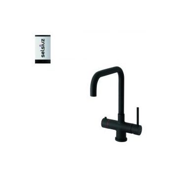 Selsiuz | Push & Turn Haaks Sturdy Black | Single boiler