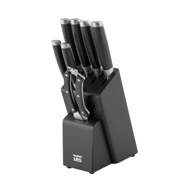 LEO 6-delige messenblok Graphite
