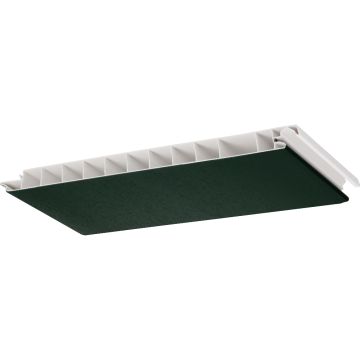 Florence buitenplafond paneel 250 × 16,5 mm - Donkergroen (Renolit folie)