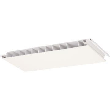 Florence buitenplafond paneel 250 × 16,5 mm - Folie mat wit